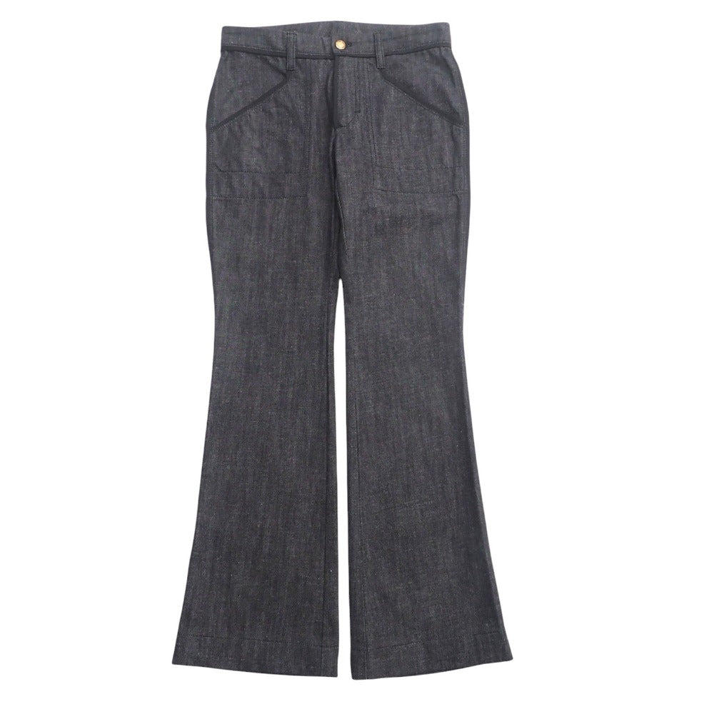 Louis Vuitton 36 Denim Cotton Black Apparel
