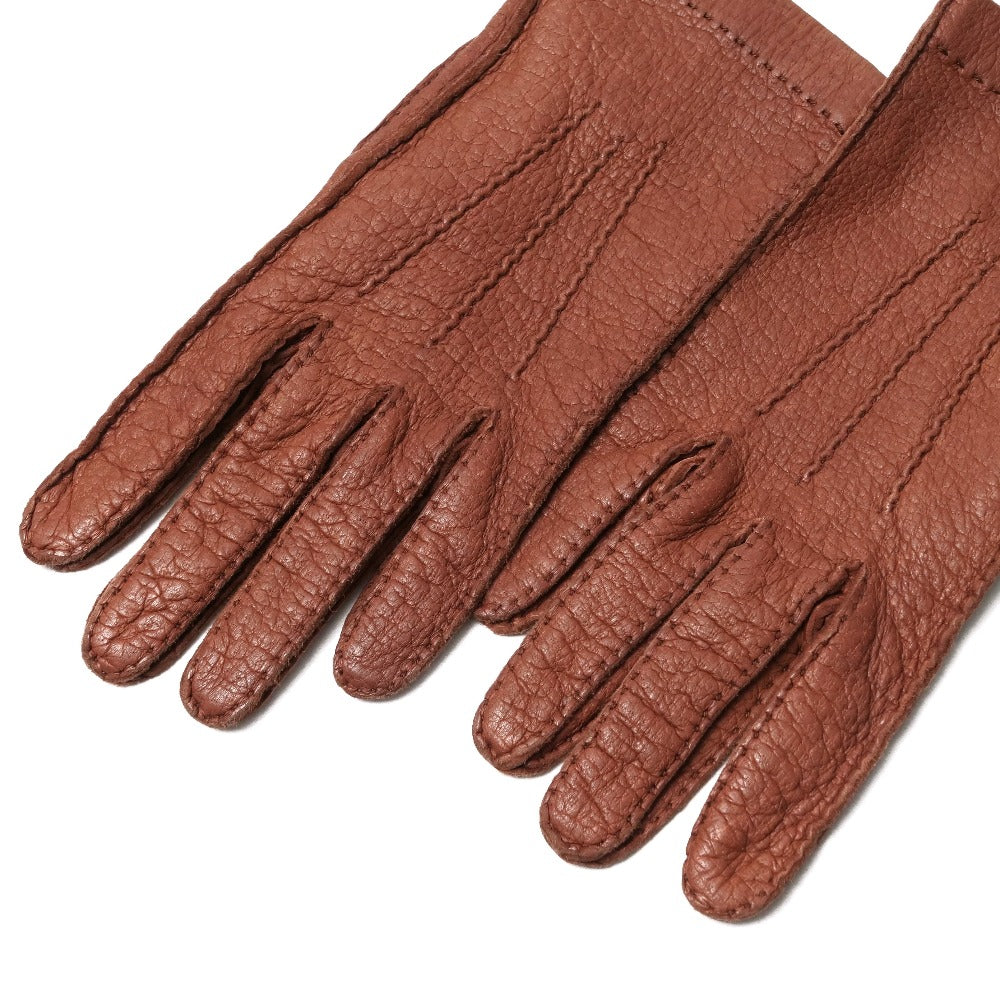 Glove Handbag Leather Brown Travel Bag