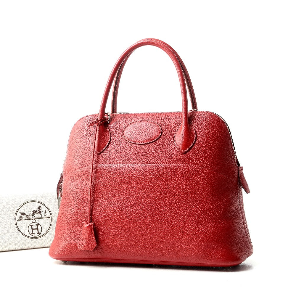Taurillon Clemence Bolide Women Red Travel Bag