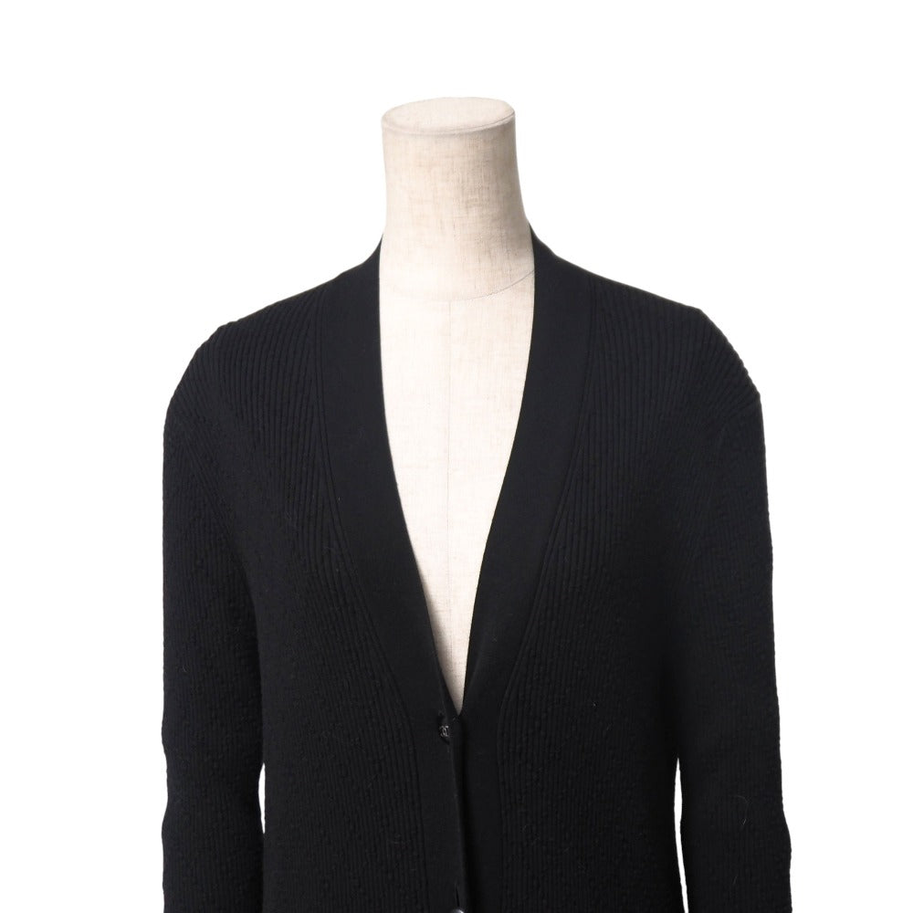 Chanel knit cotton 38 Black Handbag