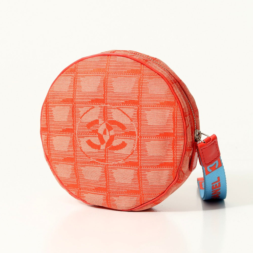 Chanel Nylon jacquard New line Red Travel Bag