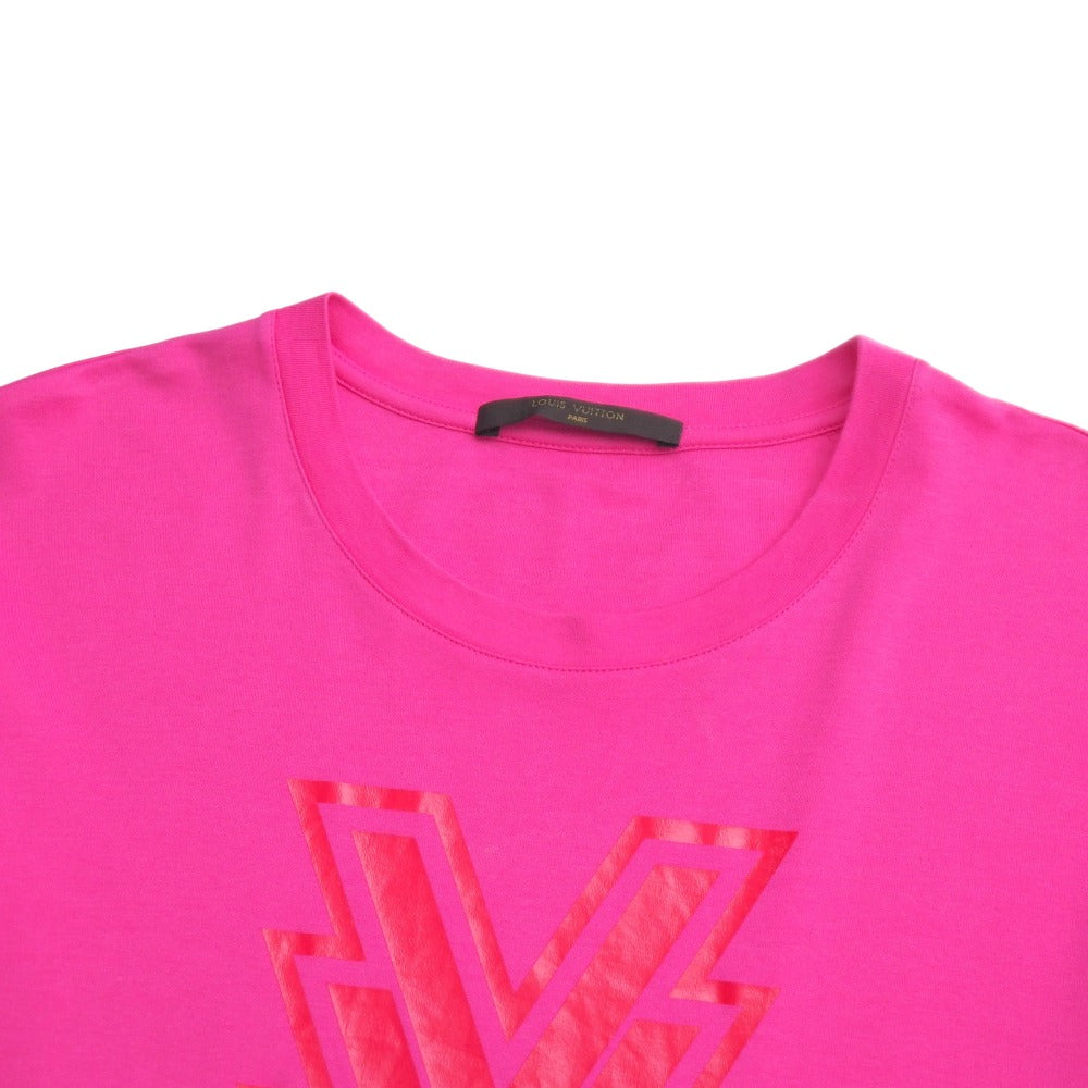Louis Vuitton Short sleeve T-shirt RM151 L Cotton Pink Orange Apparel