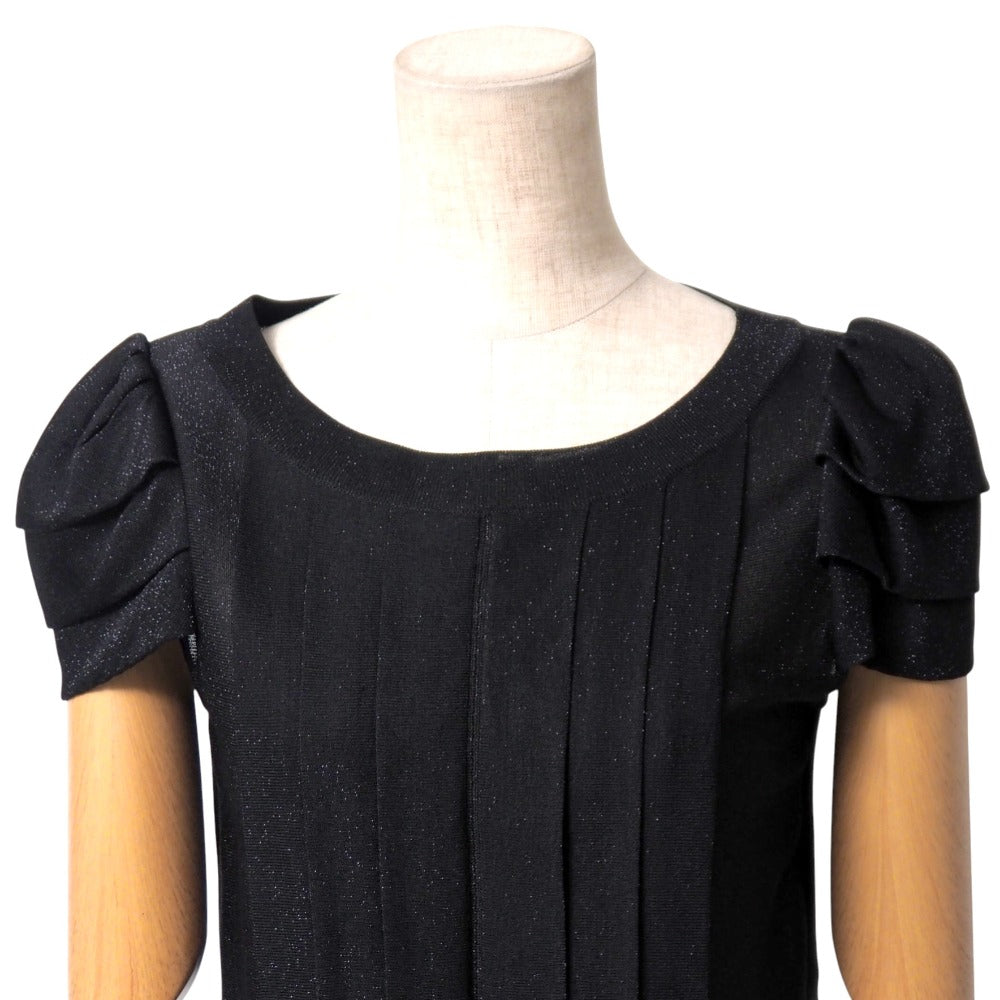 Chanel blo Rayon 36 Black Handbag