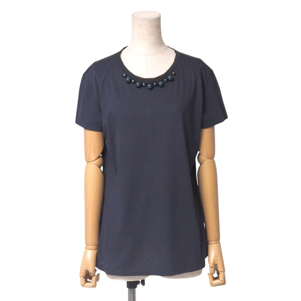 Louis Vuitton Cut 100 RW142W M Cotton Black Navy Handbag