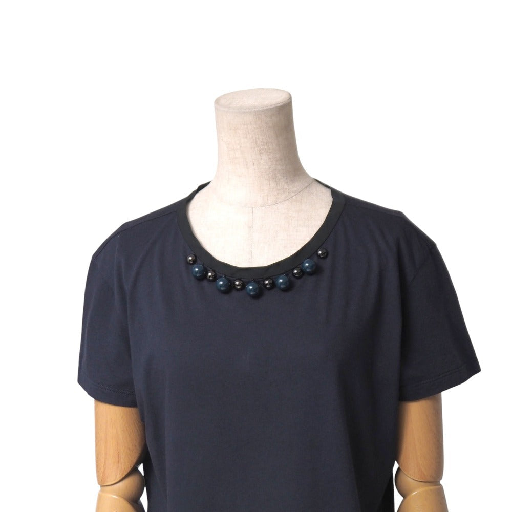 Louis Vuitton Cut 100 RW142W M Cotton Black Navy Handbag