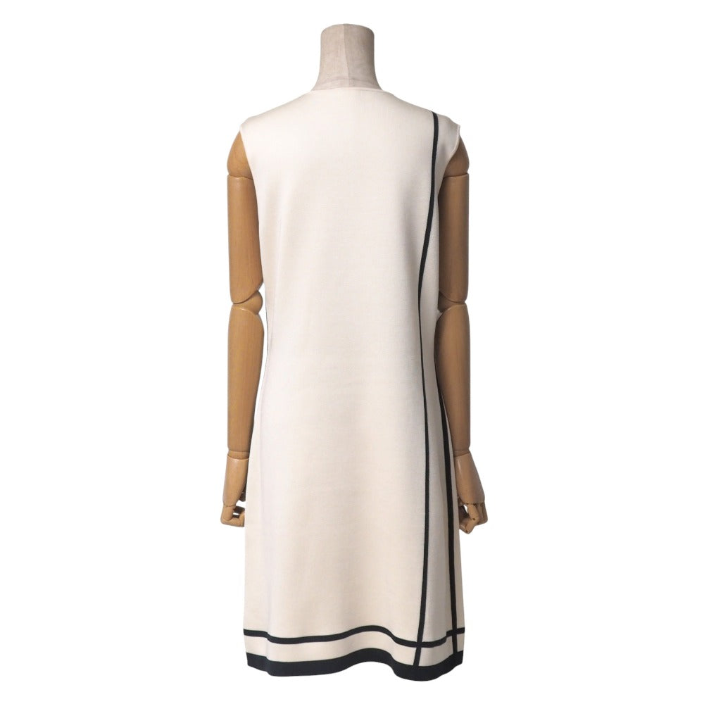 One Piece Silk Ivory Dark Navy Handbag Travel Bag
