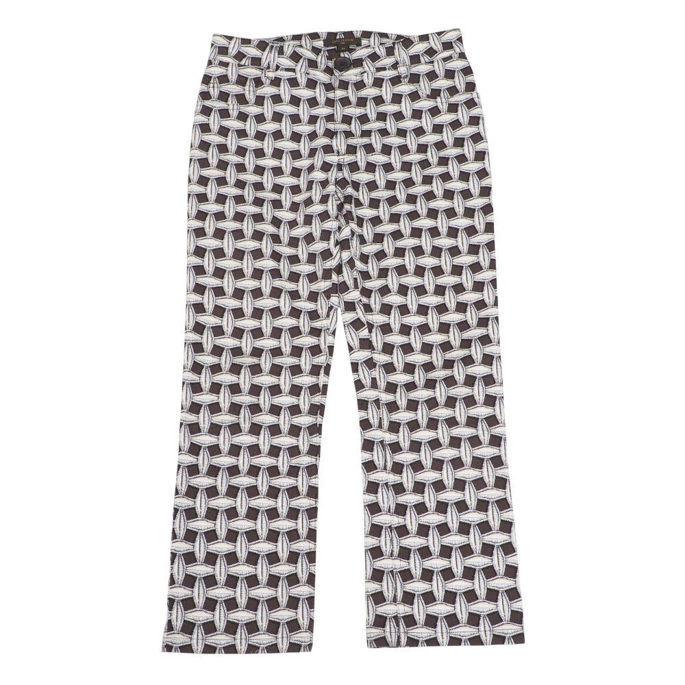 Louis Vuitton RW131A 34 Cotton White Brown Apparel