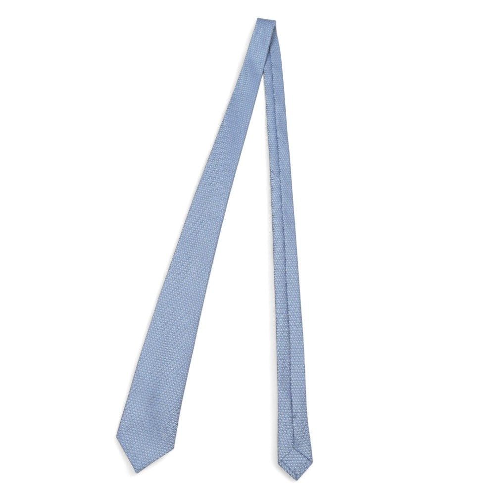 Louis Vuitton tie ダイヤモンドブイ 8CM 100 silk Blue Gray Handbag