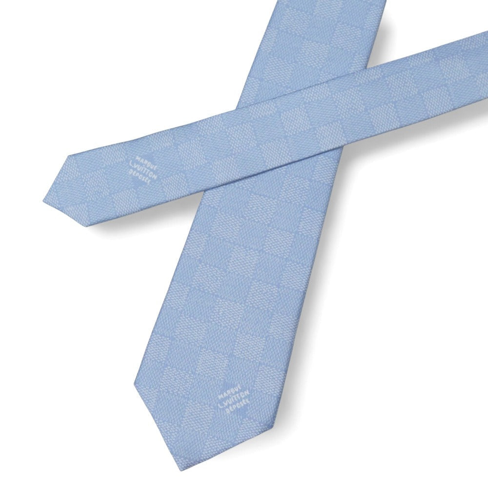 Louis Vuitton tie Damier Heritage Tie ダミエ Blue Handbag
