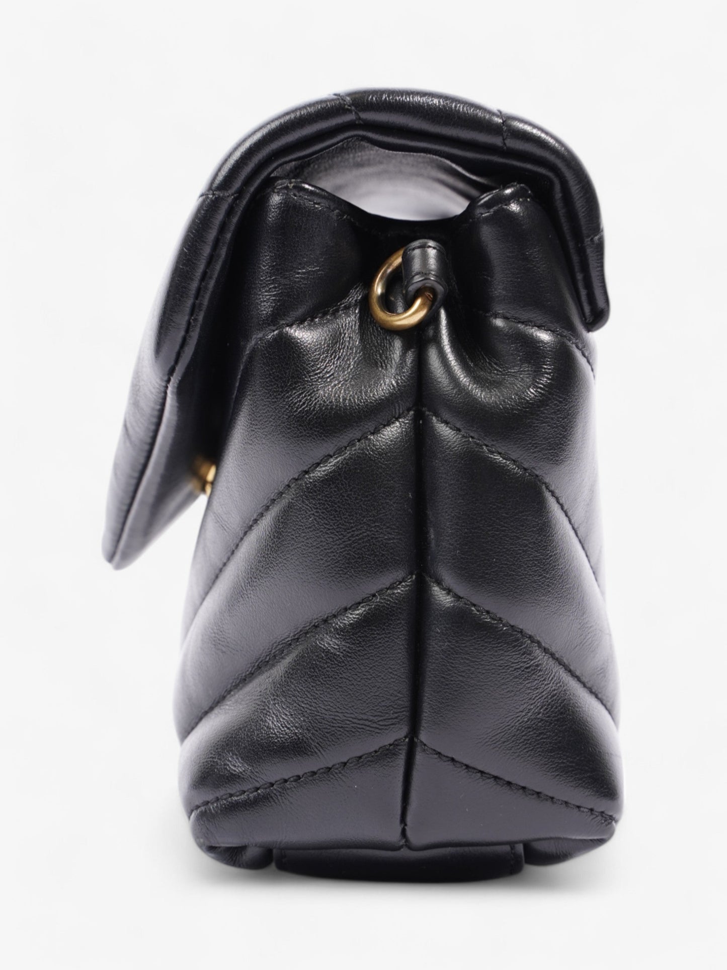 YSL Saint Laurent Lou Lou Crossbody Bag Leather Lambskin Black Lambskin Leather Toy