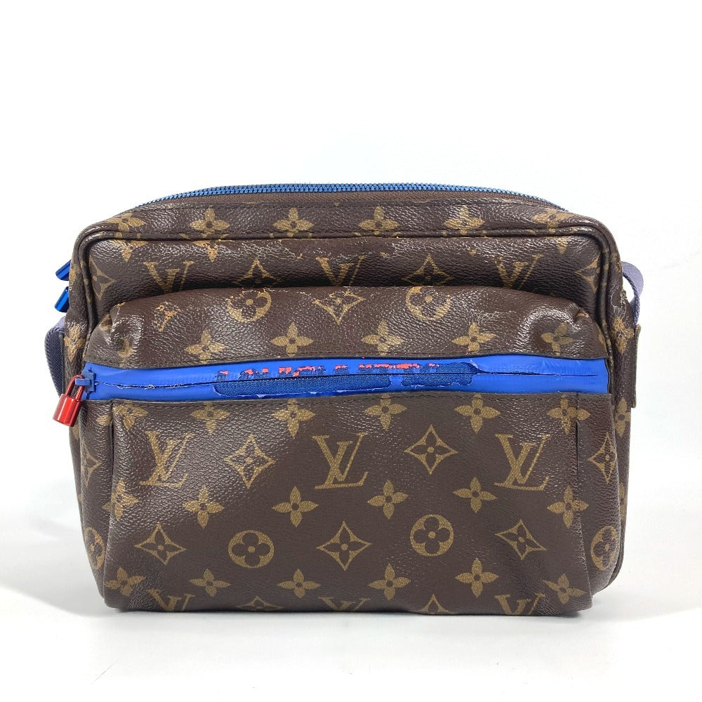 Louis Vuitton M43843 Messenger PM Monogram Canvas Brown Crossbody Bag Rb 11