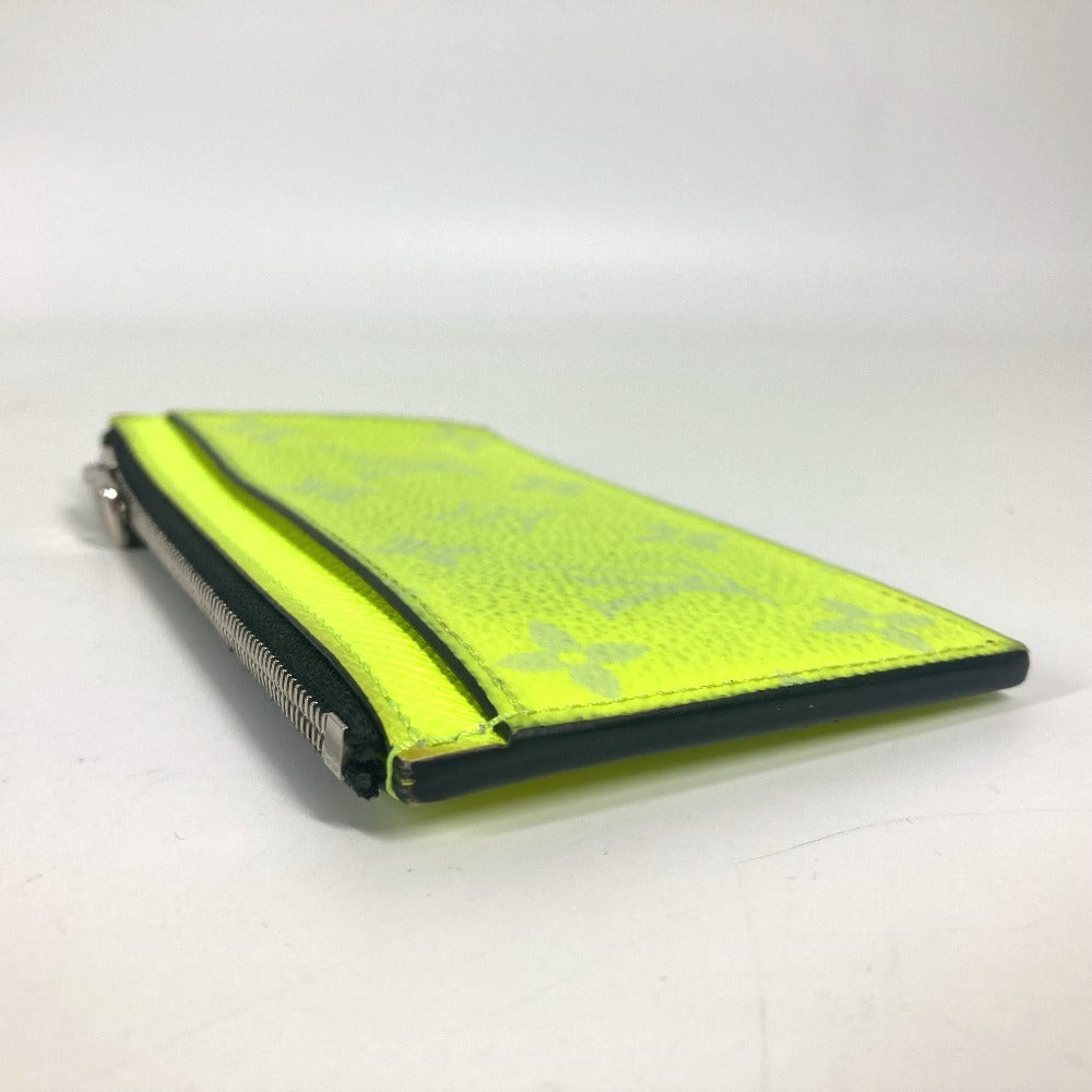 Louis Vuitton Coin M30950 Taiga yellow Taigalama Monogram Leather Canvas Wallet Case Rb 16