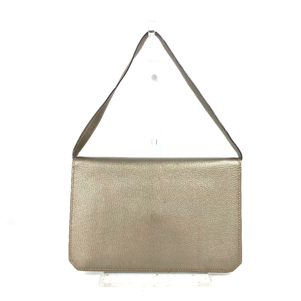 Shoulder Bag Shave Envelope Women Gold