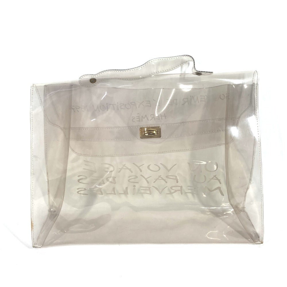 Hermes Handbag Plastics Clear Plastics Kelly Travel Bag
