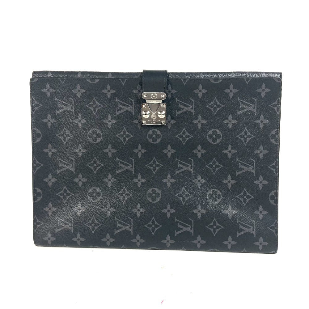 Louis Vuitton Eclipse Porte de Gumain Monogram Canvas Black Clutch Bag