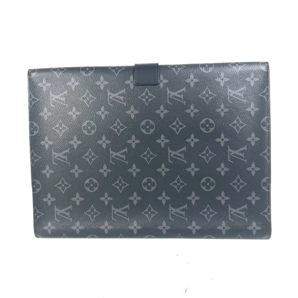 Louis Vuitton Eclipse Porte de Gumain Monogram Canvas Black Clutch Bag