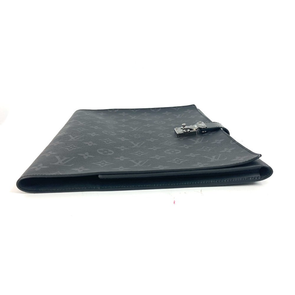 Louis Vuitton Eclipse Porte de Gumain Monogram Canvas Black Clutch Bag