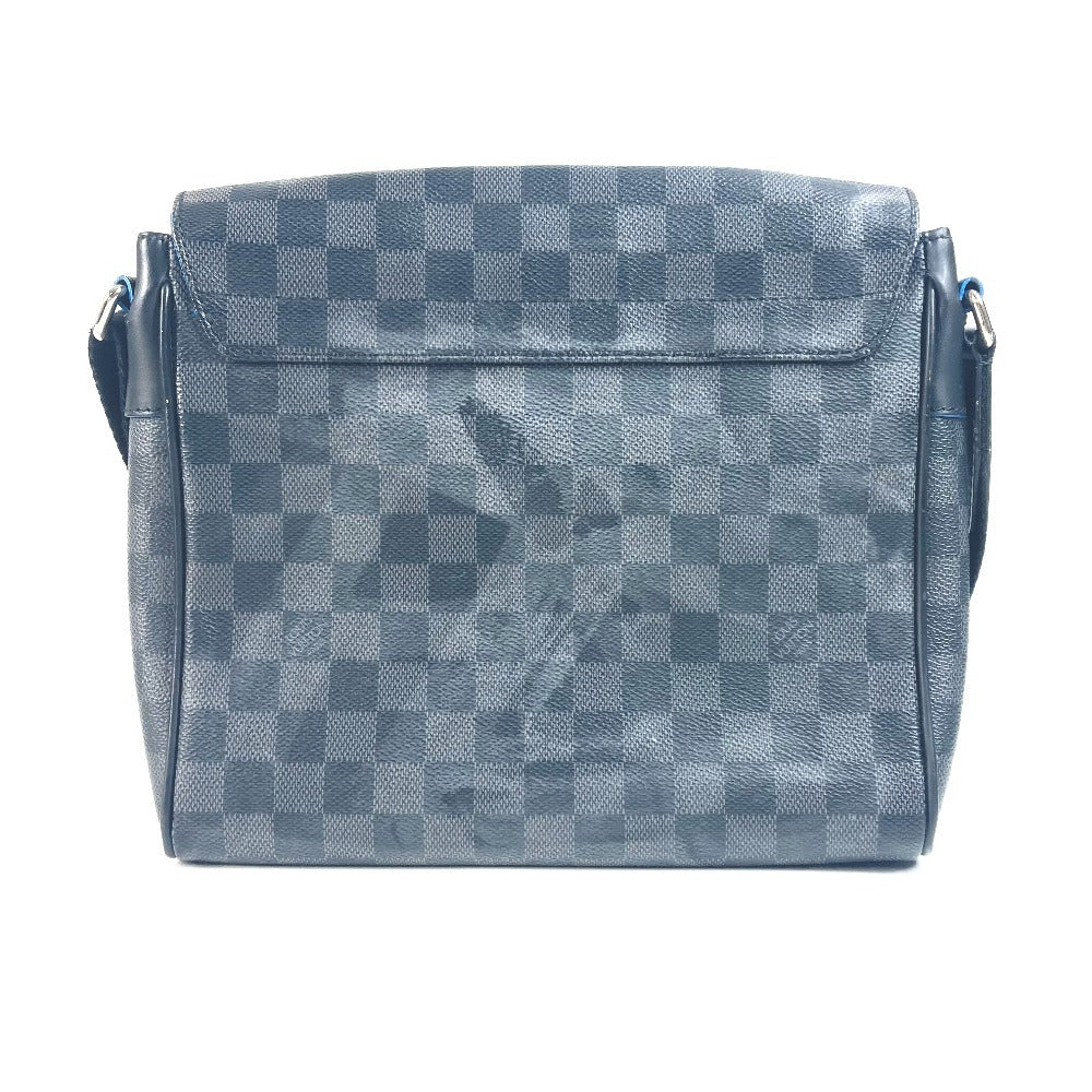 Louis Vuitton N42420 Damier Grafitto Damier Grafitte Canvas Black Shoulder Bag