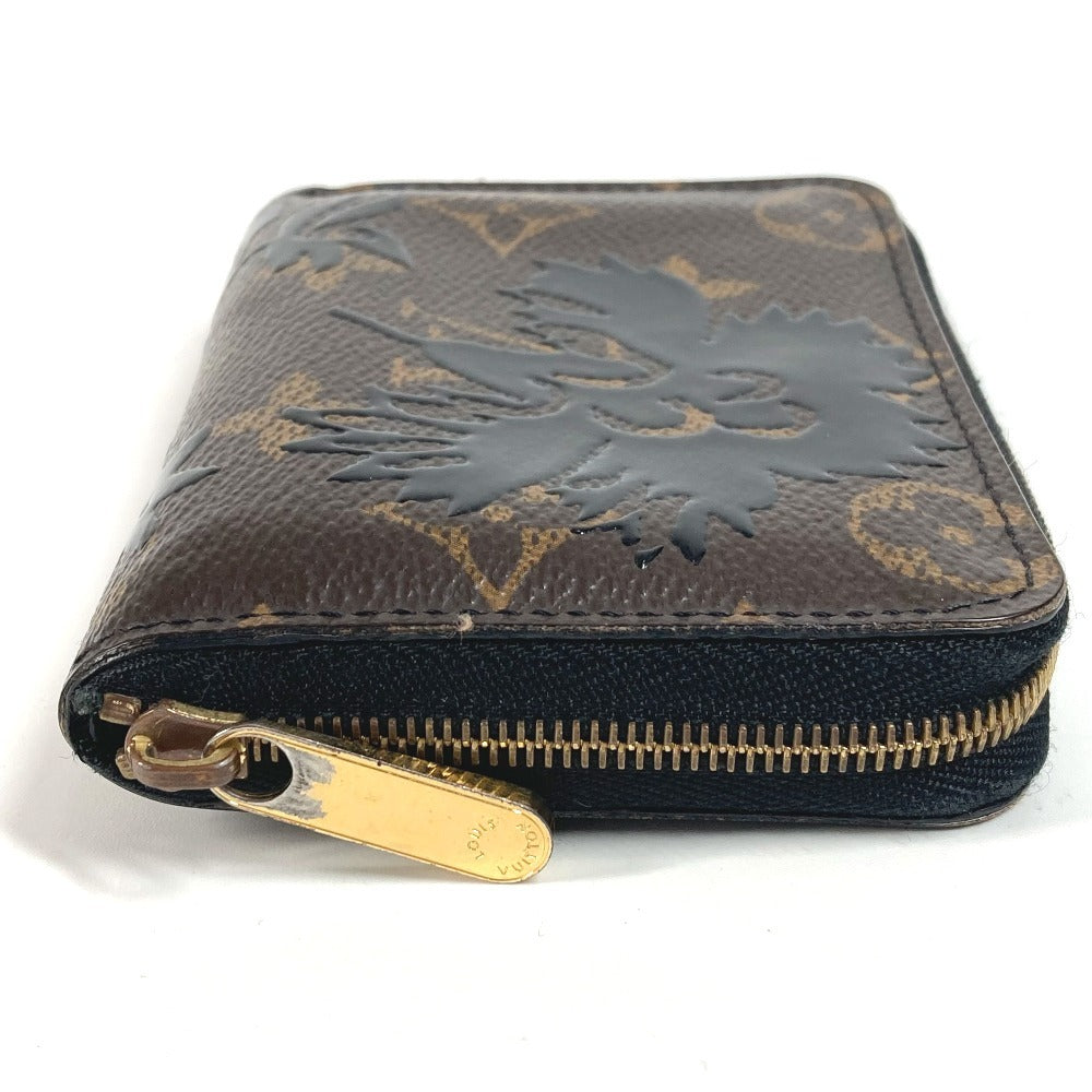 Louis Vuitton Coin M62547 Blossom Floral Zip Monogram Canvas Brown Handbag