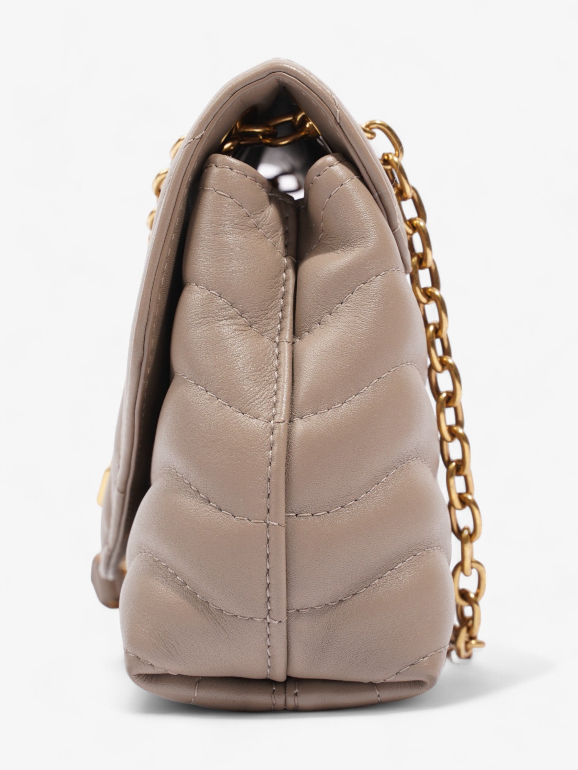 Louis Vuitton New Wave Taupe MM Leather Calfskin Handbag