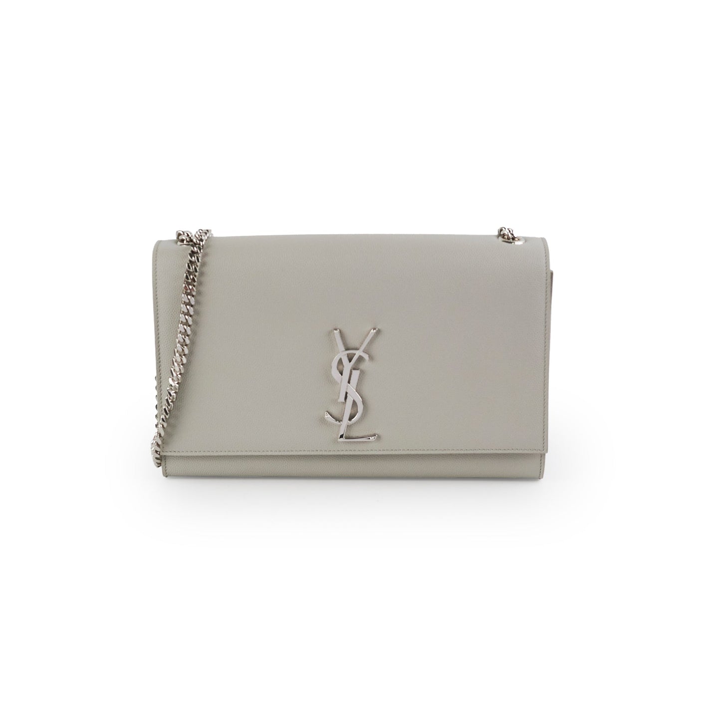 YSL Saint Laurent Kate Grey Crossbody Bag Gray Medium