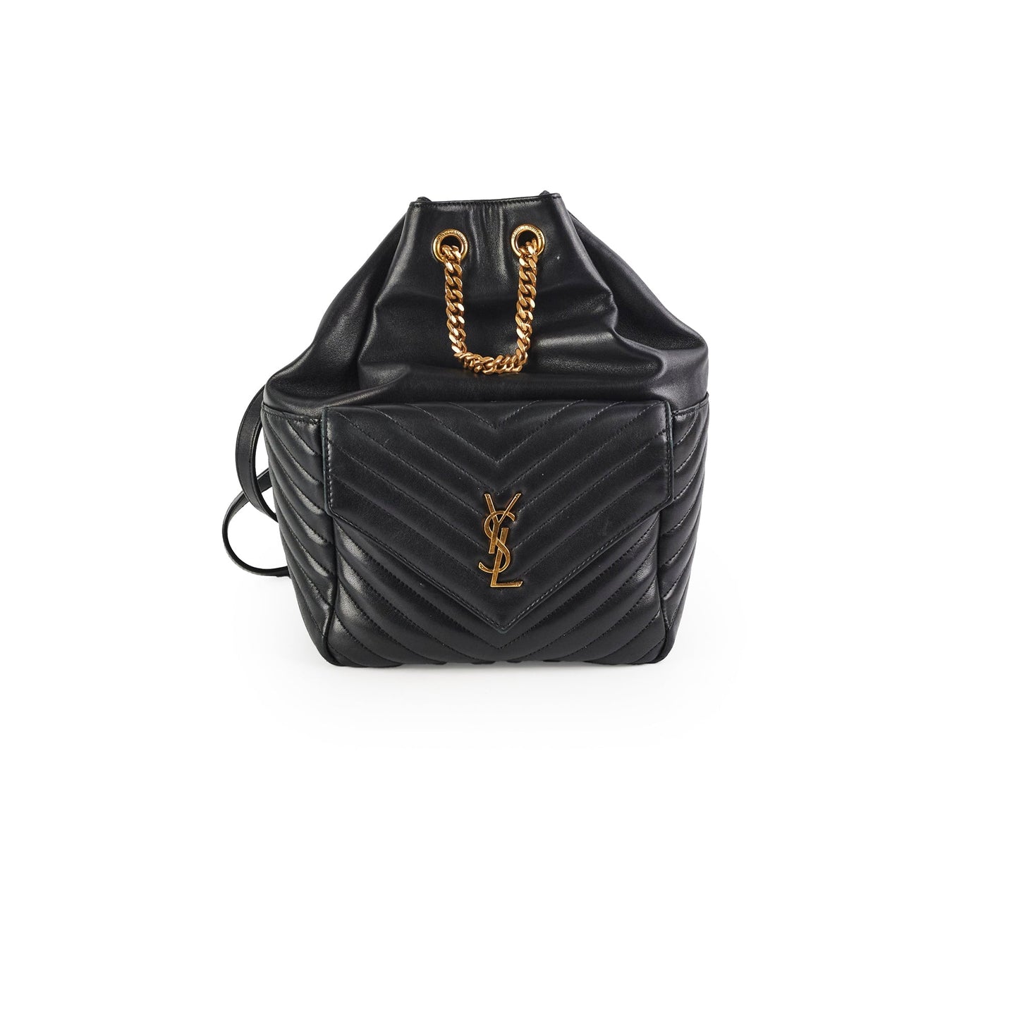 YSL Saint Laurent Joe Backpack Black