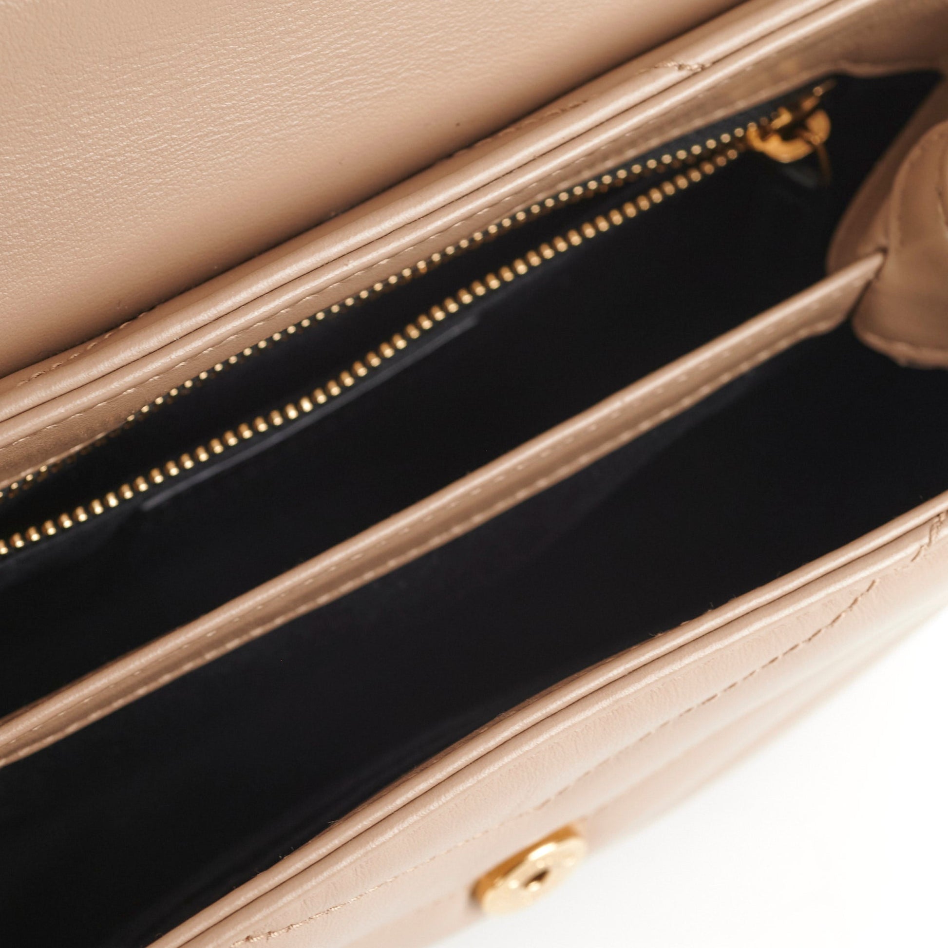 YSL Saint Laurent Lou Lou Crossbody Bag Beige Toy