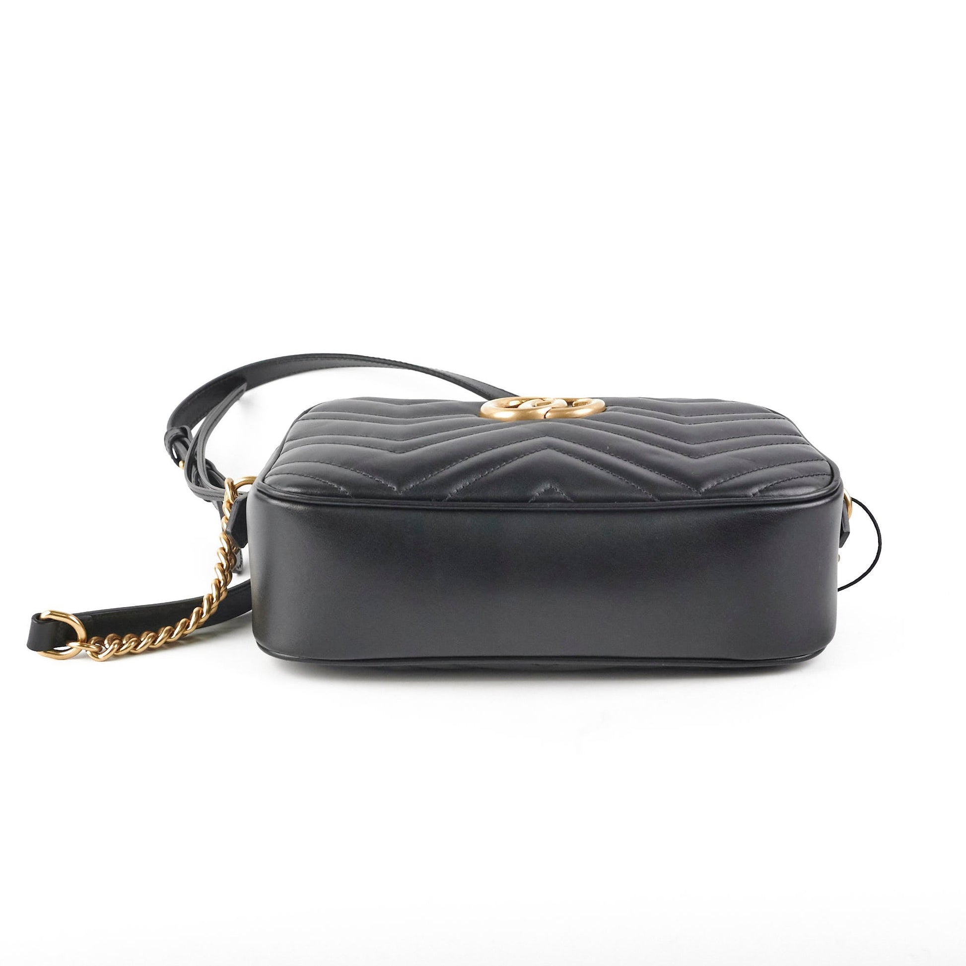 Gucci Marmont Camera Bag Black Small Travel Bag 4