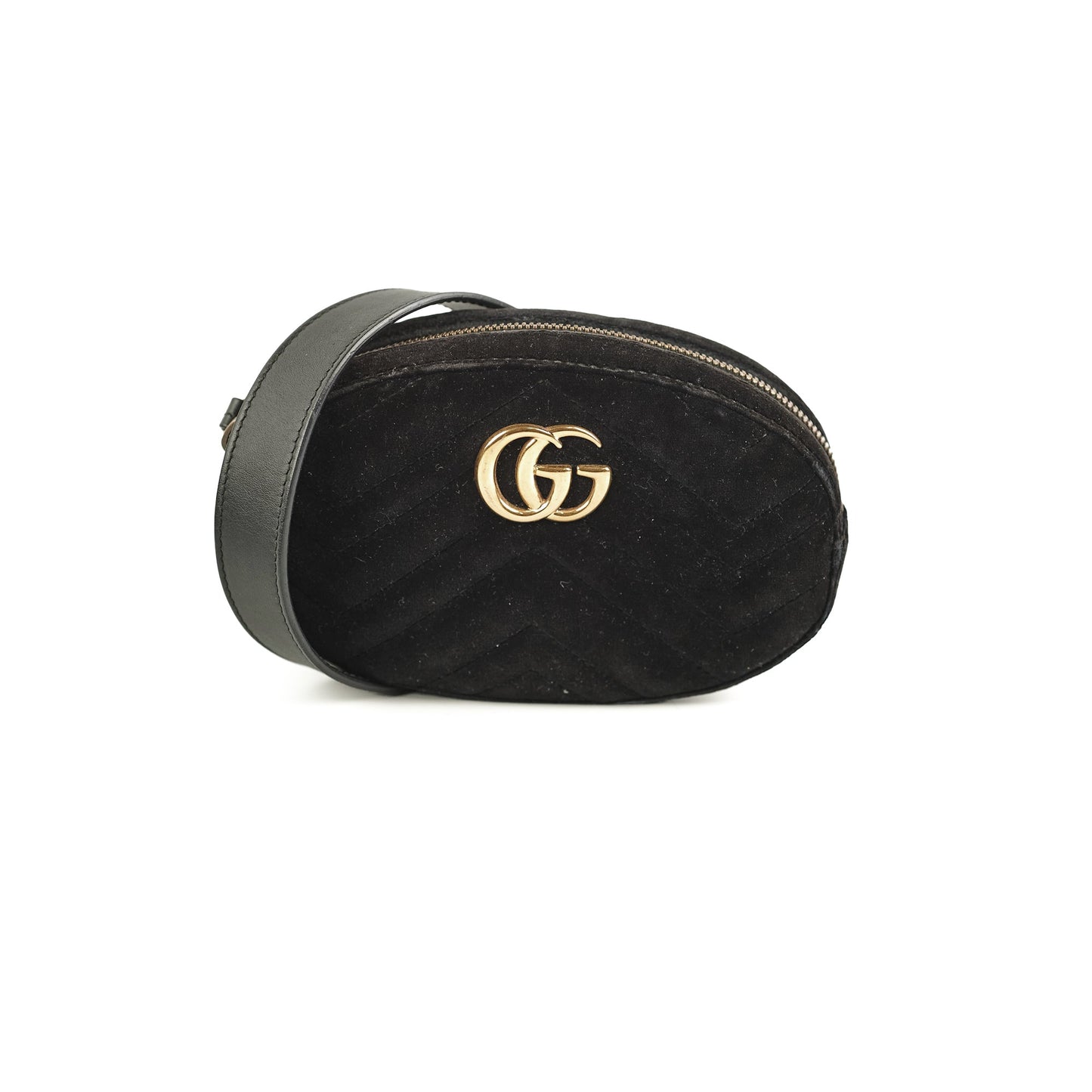 Gucci Marmont Velvet Belt Bag Black Accessory