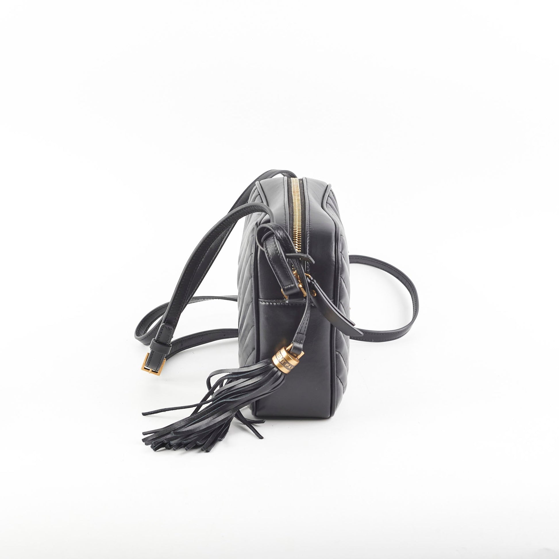 YSL Saint Laurent Lou Camera Bag Black Crossbody Bag 7