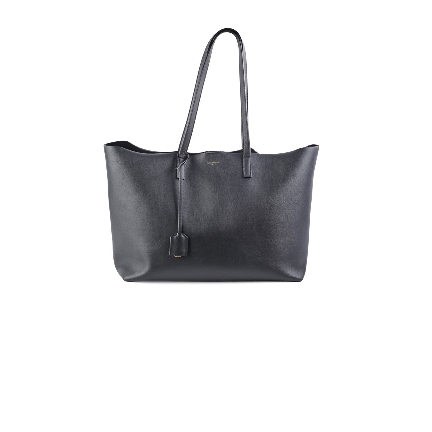 YSL Saint Laurent East West Shopping Shoulder Tote Leather Black Shoulder Bag