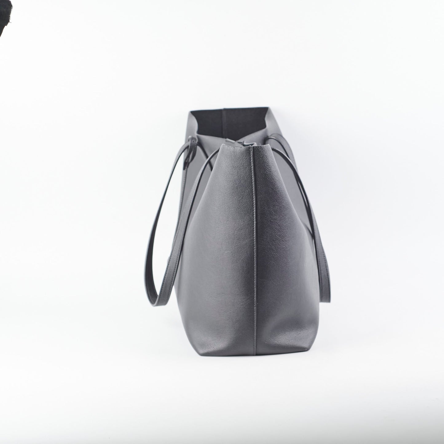 YSL Saint Laurent East West Shopping Shoulder Tote Leather Black Shoulder Bag