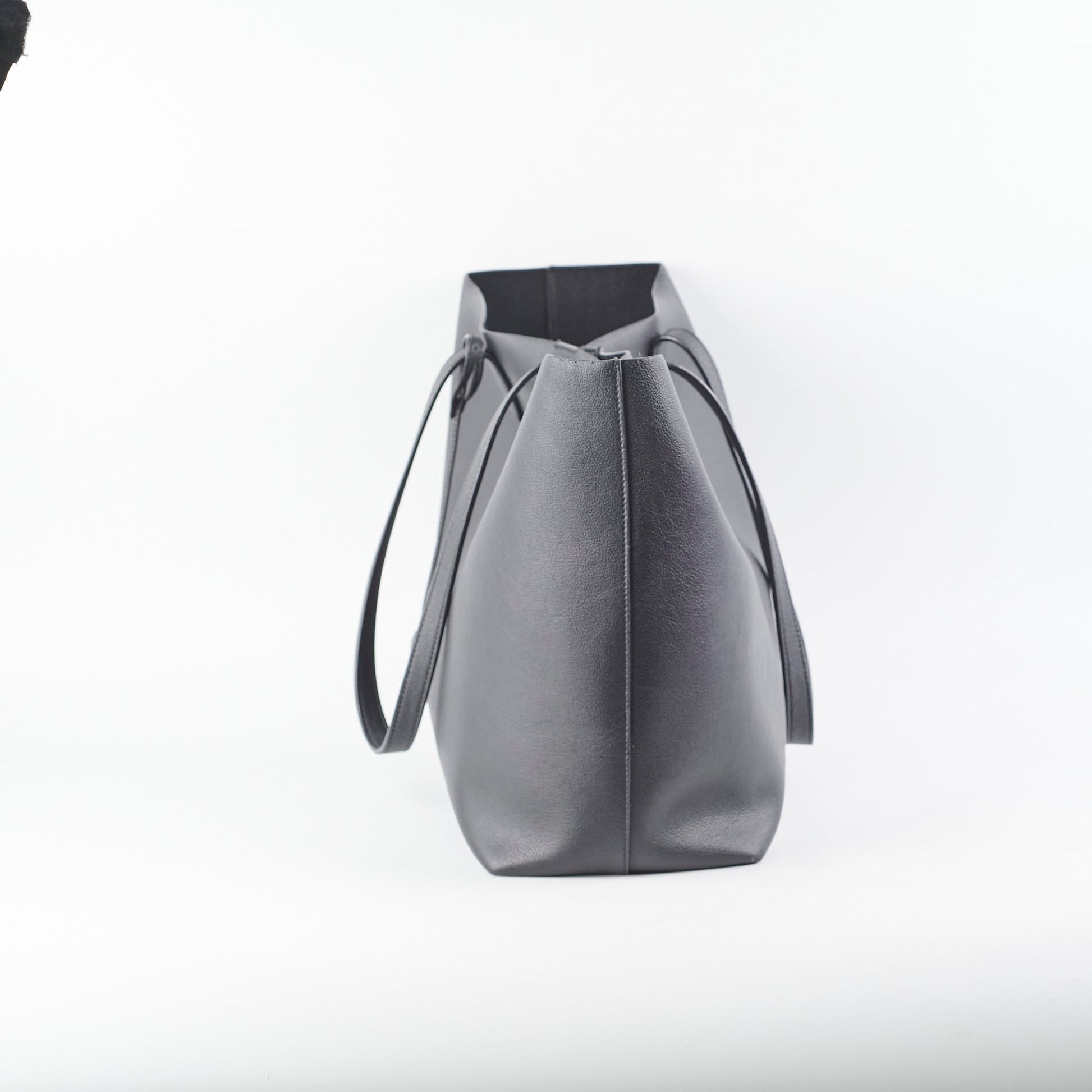 YSL Saint Laurent East West Shopping Shoulder Tote Leather Black Shoulder Bag