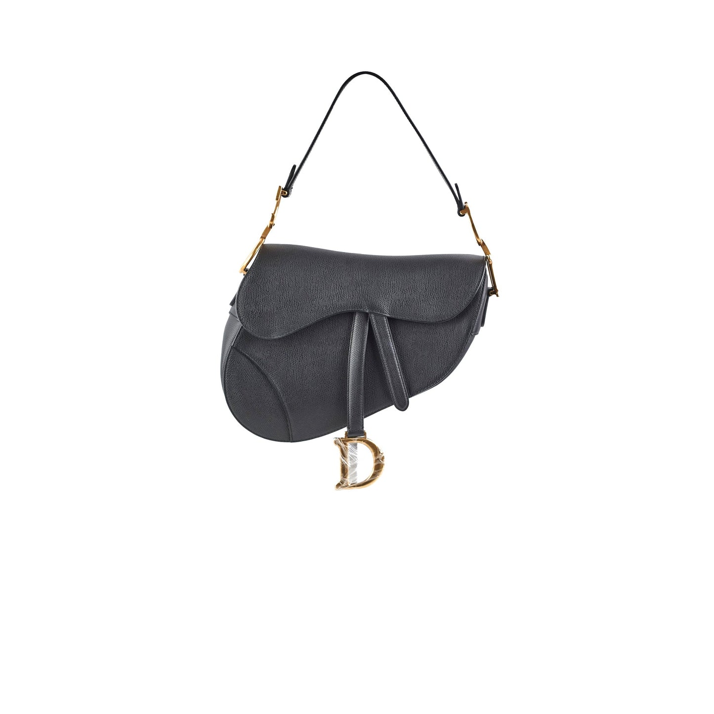 Dior Christian Saddle Bag Black Shoulder Bag