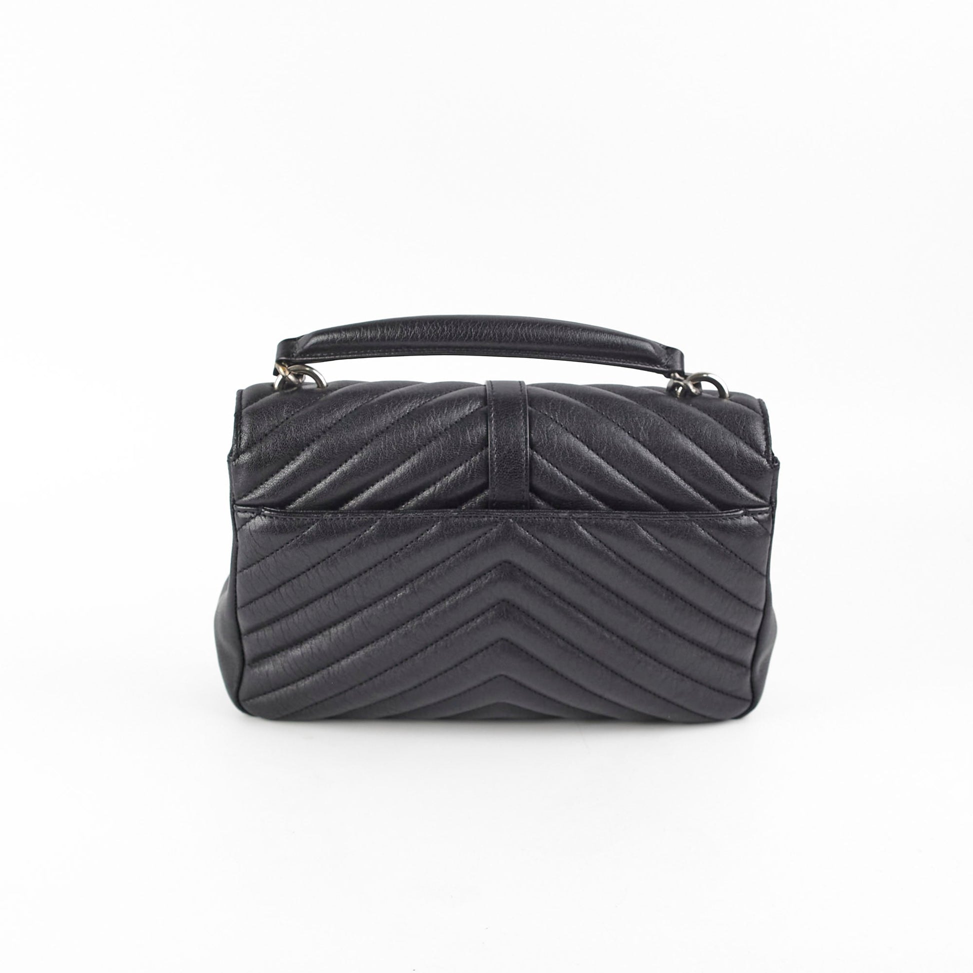 YSL Saint Laurent College Bag Black Medium Travel Bag
