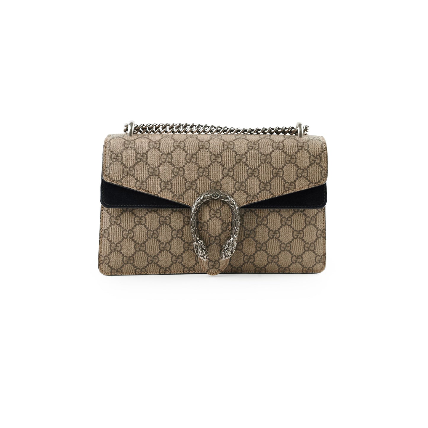 Gucci Dionysus Supreme Shoulder Bag Black Medium