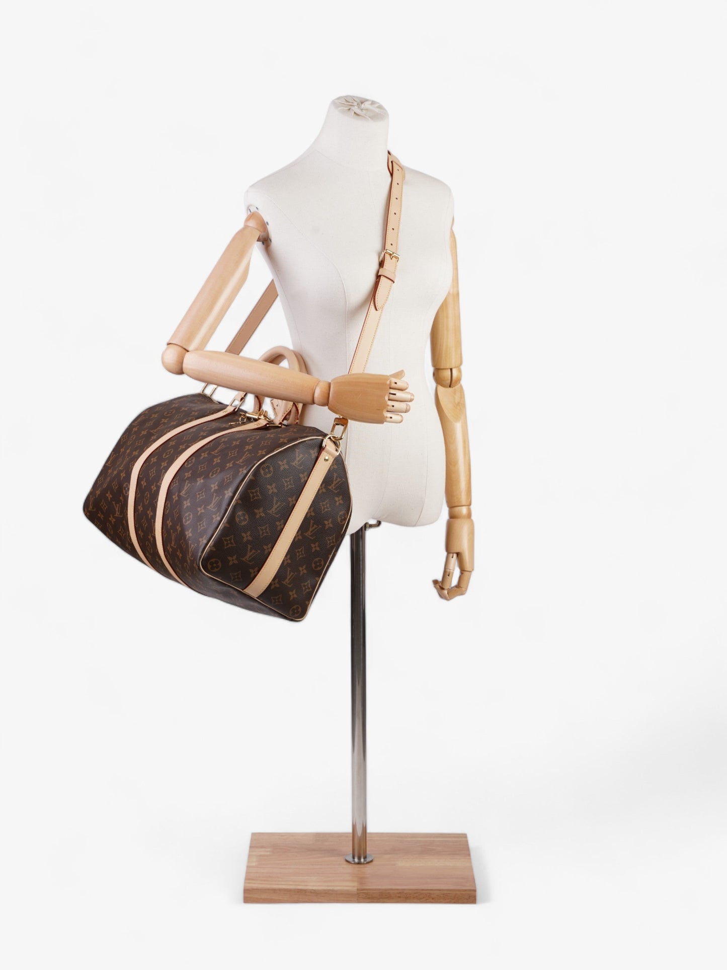 Louis Vuitton Keepall Bandouliere 45 Monogram Canvas Travel Bag