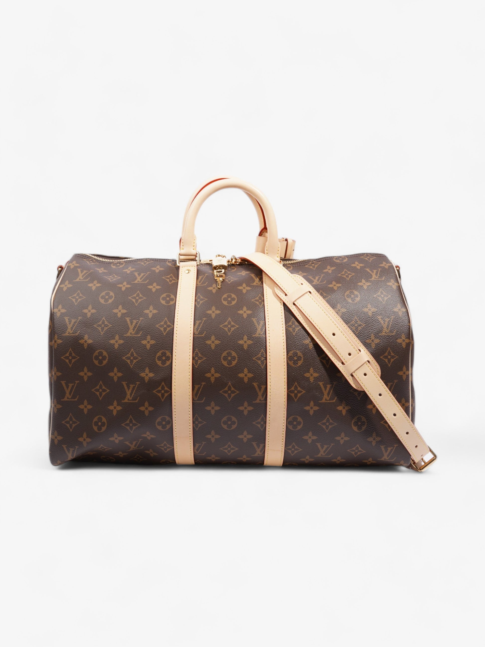 Louis Vuitton Keepall Bandouliere 45 Monogram Canvas Travel Bag