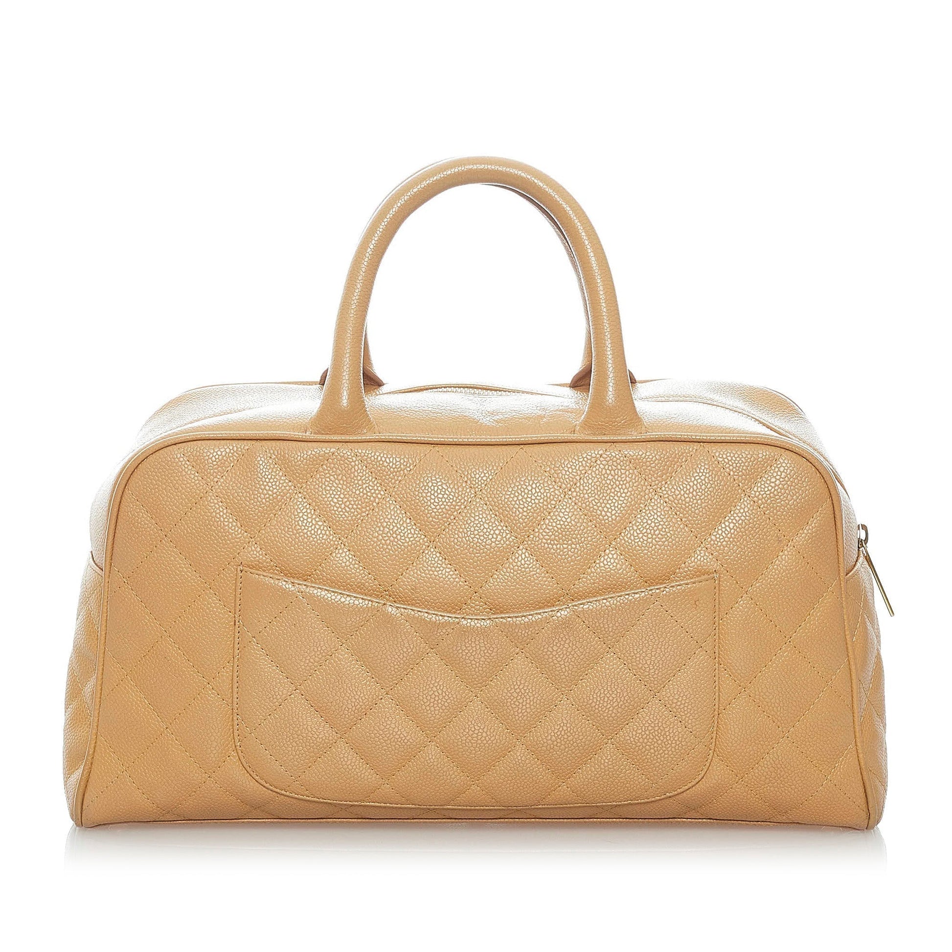 Chanel Matelasse Caviar Leather Handbag