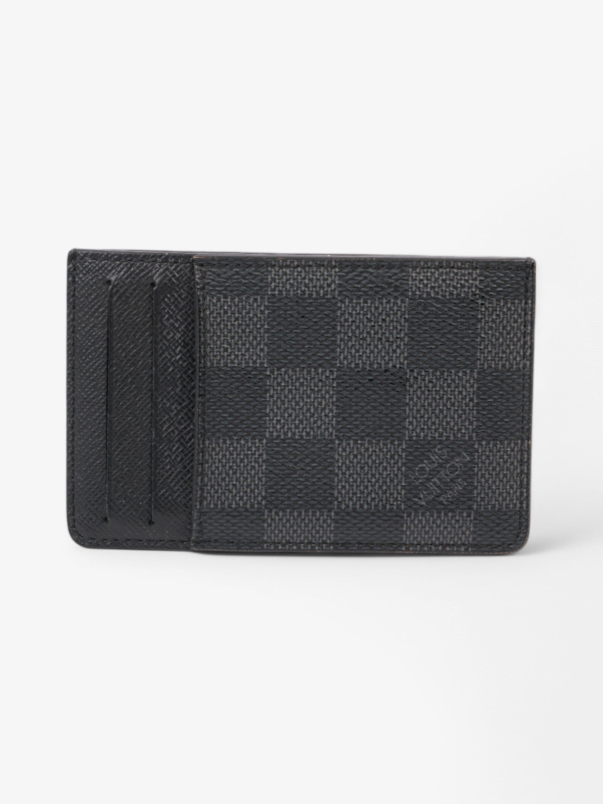 Louis Vuitton Card holder Graphite Coated Damier Canvas Coated Canvas Wallet Case Canvas 3
