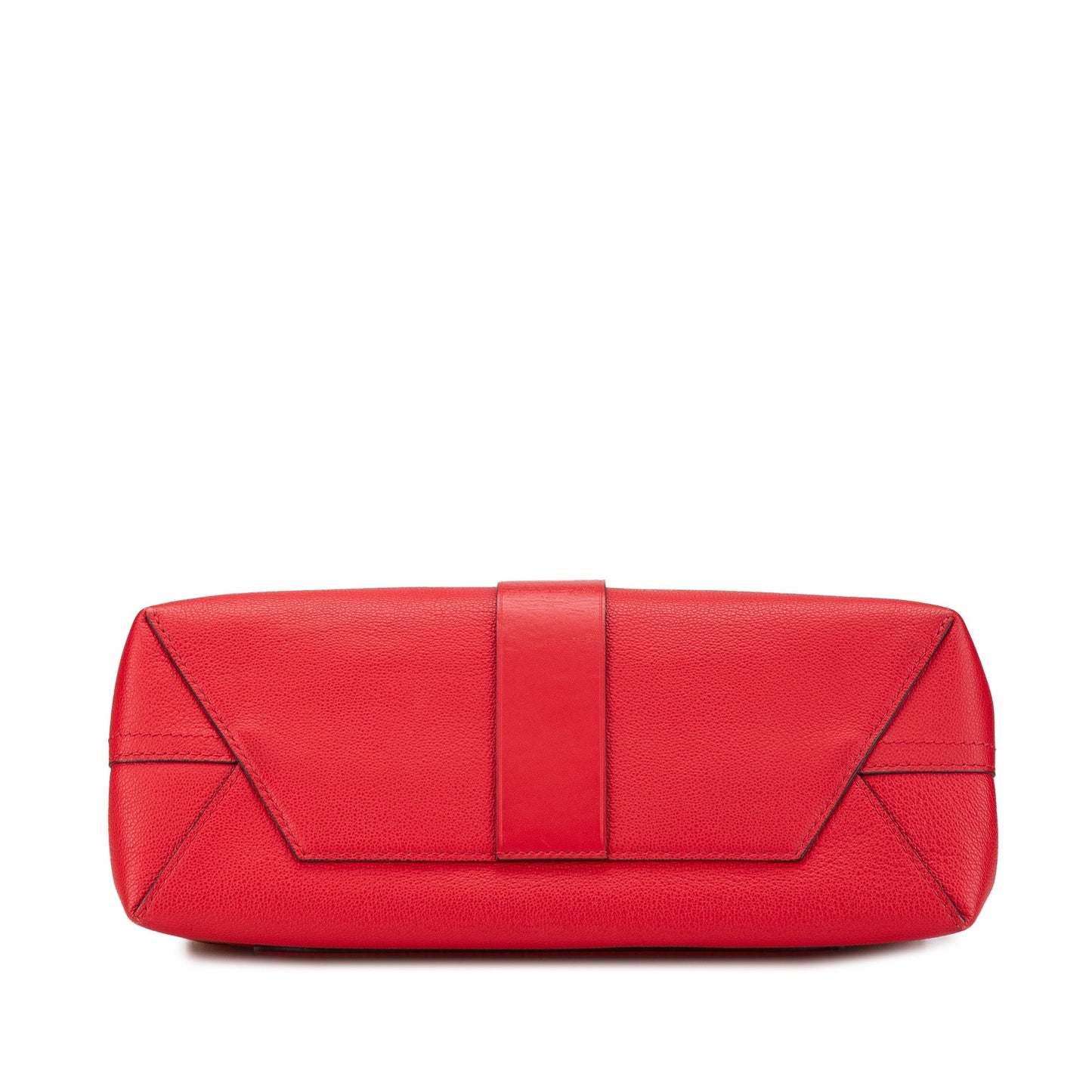 Red Louis Vuitton Monogram Very One Handle Satchel