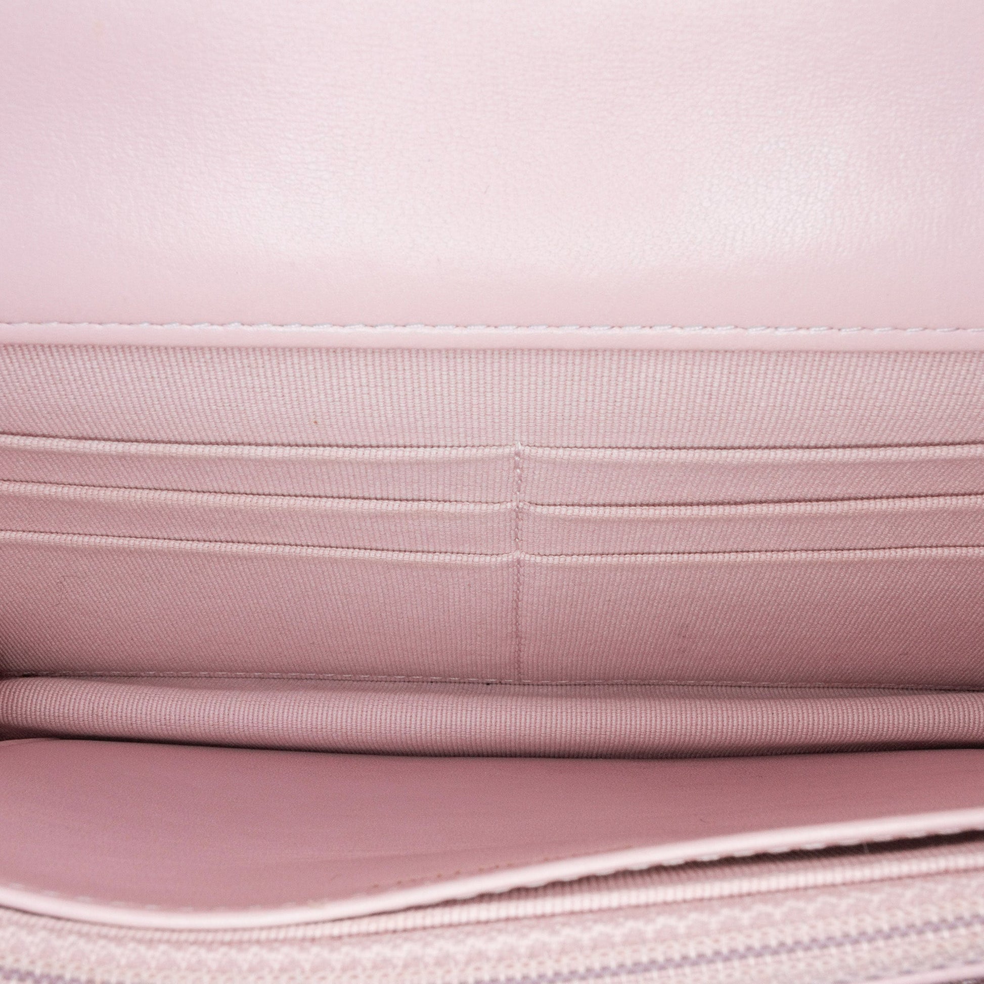 Pink Chanel Quilted Lambskin 19 Wallet on Chain Satchel