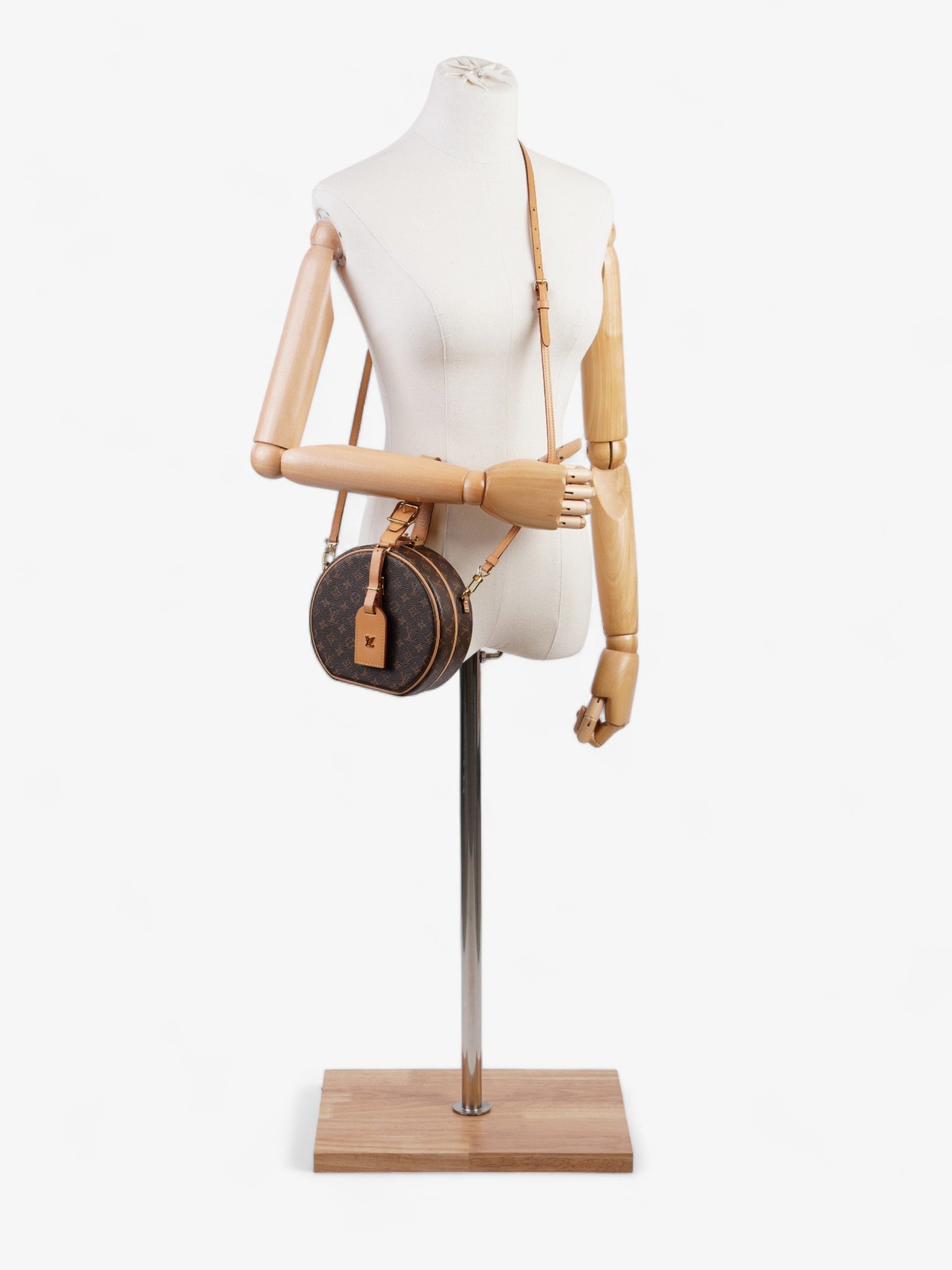 Louis Vuitton Petite Boite Chapeau Coated PM Monogram Canvas Coated Canvas Apparel