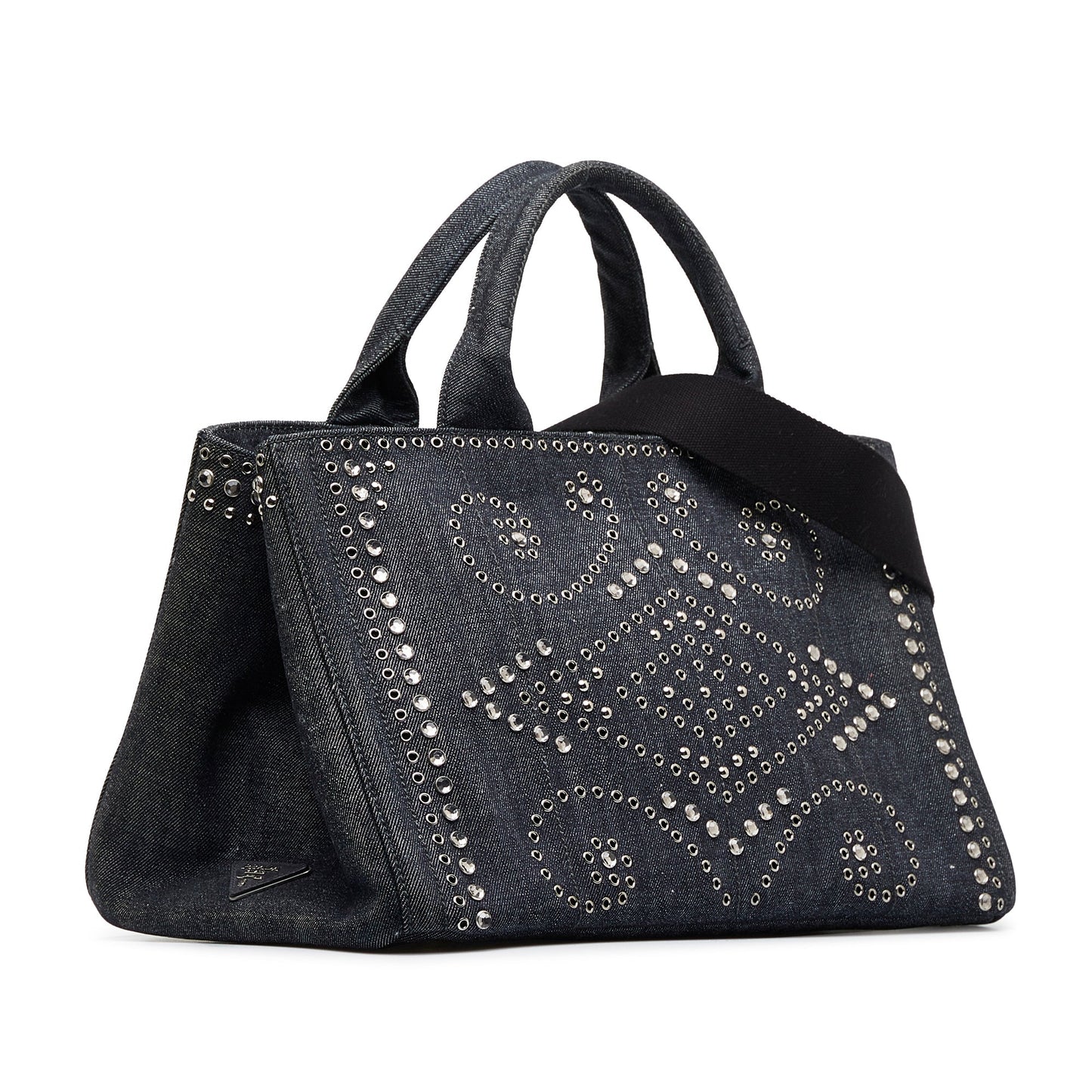 Prada Canapa Jeweled Satchel Satchel Bag