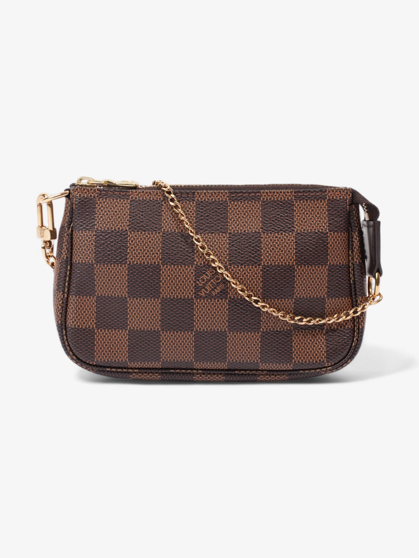 Louis Vuitton Pochette Accessoires Ebene Coated Damier Canvas Coated Canvas Apparel 8