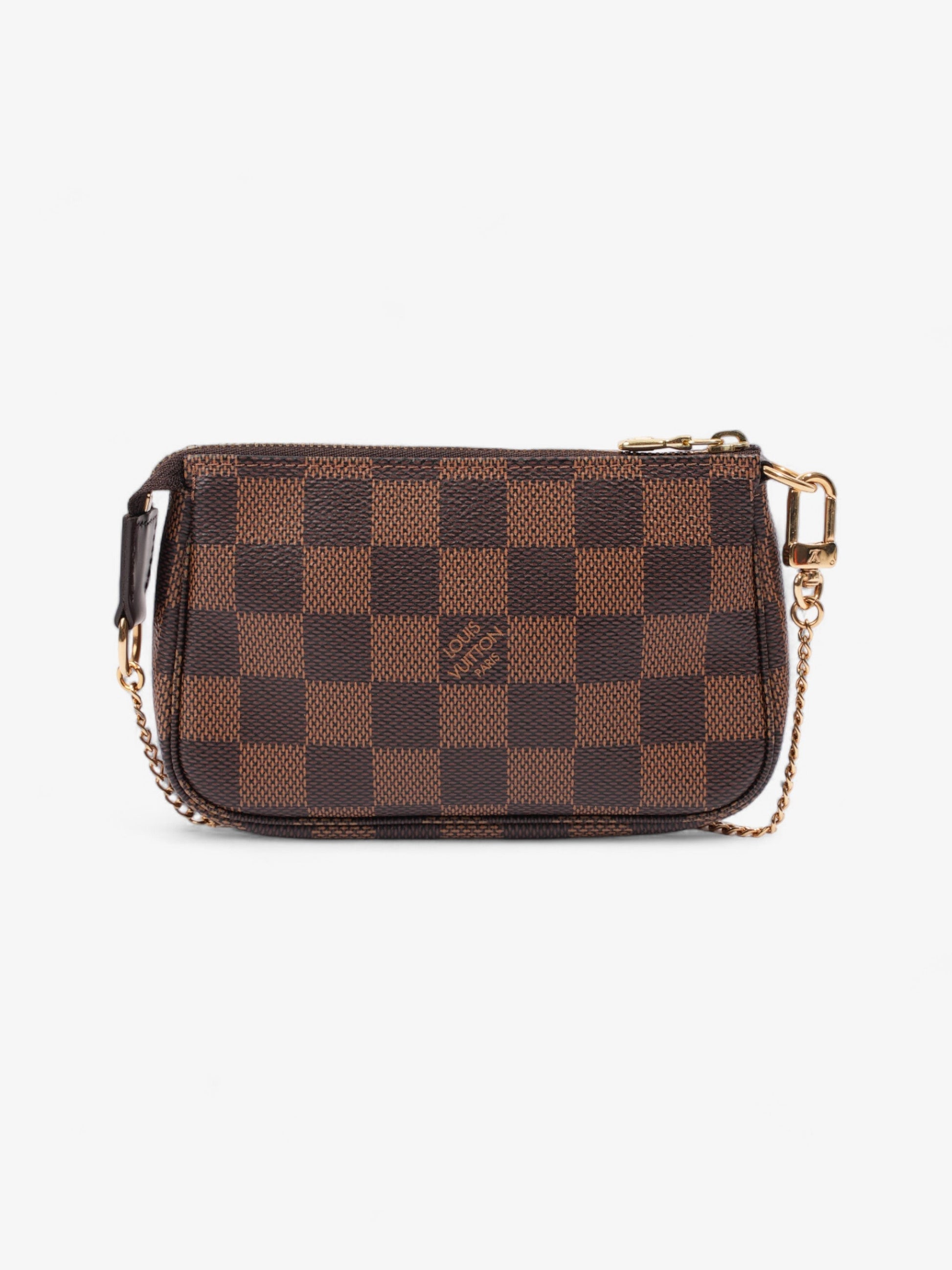 Louis Vuitton Pochette Accessoires Ebene Coated Damier Canvas Coated Canvas Apparel 8