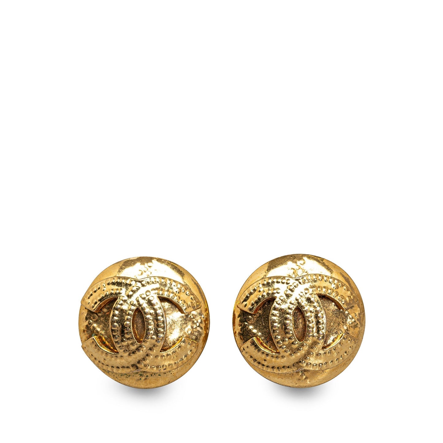 CHANEL CC Clip On Earrings Costume Earrings
