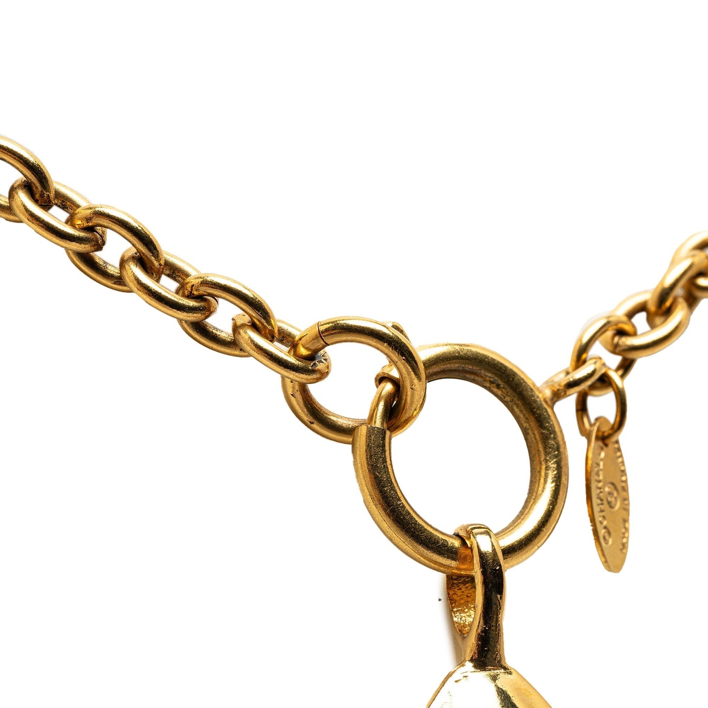 CHANEL CC Pendant Necklace Costume Necklace