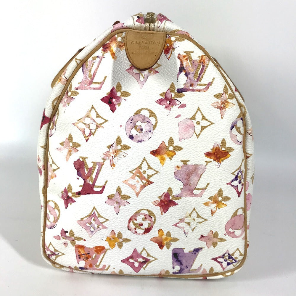 Louis Vuitton M95751 Watercolor VVN Speedy Monogram Canvas White Handbag