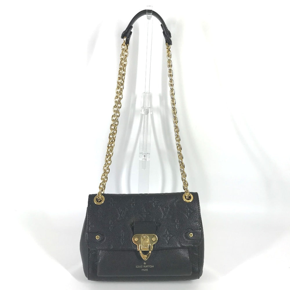 Louis Vuitton M44550 Ann Platt Ann Platt Monogram Leather Black Shoulder Bag